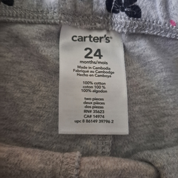 Bundle of 3 Toddler Girls Leggings – Size 24M/2T(Carter’s, Circo, Jumping Beans) - Picture 2 of 4